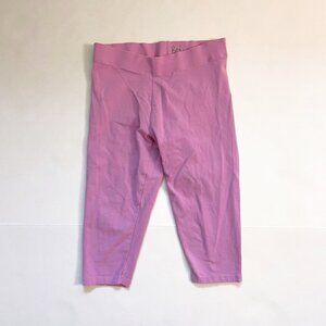 Mini Boden Cropped Pink Leggings, Size 11/12